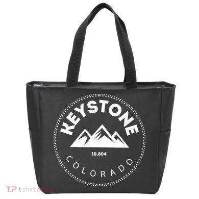 Keystone Colorado CO Mountain Town Funny Gift Elevated CO Skiing Gift Tote Bag