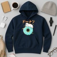 Kawaii Cat Donut Hoodie thumb 3
