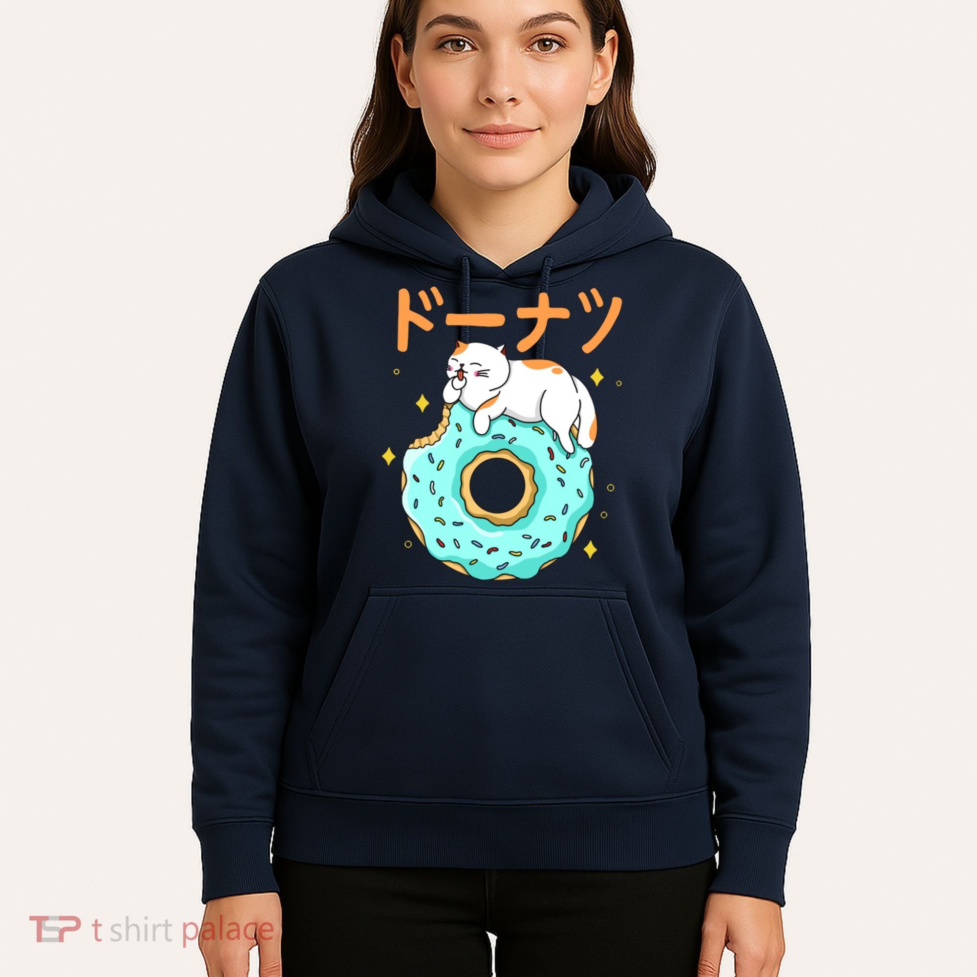 Kawaii Cat Donut Hoodie