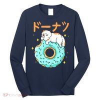 Kawaii Cat Donut Long Sleeve Shirt thumb 0
