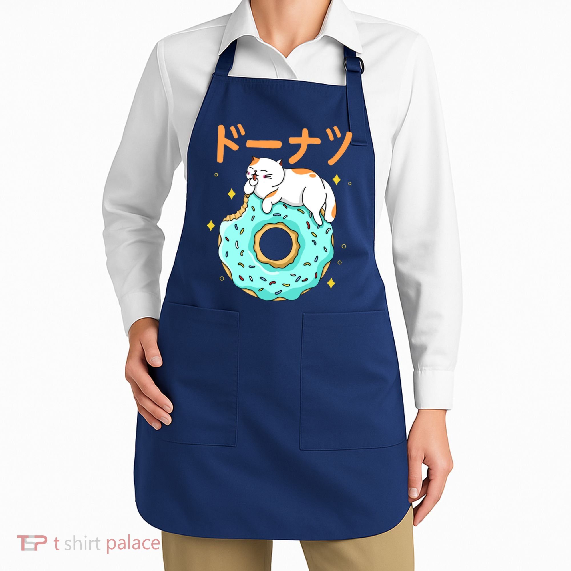 Kawaii Cat Donut Apron