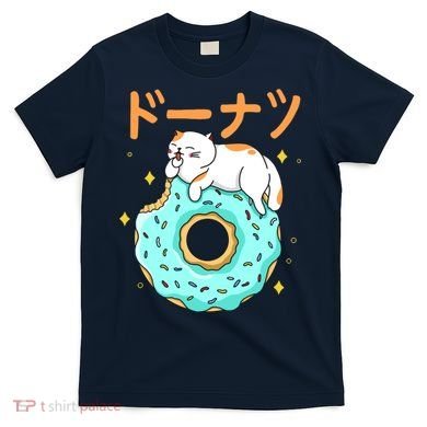 Kawaii Cat Donut T-Shirt
