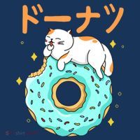 Kawaii Cat Donut Coaster thumb 2