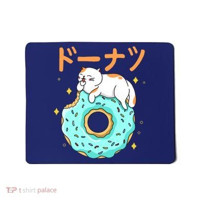 Kawaii Cat Donut Mousepad