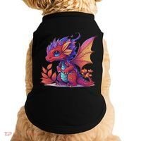 Kawaii Cute Dragon Anime Perfect Boy Girl Dragon Doggie Tank thumb 0