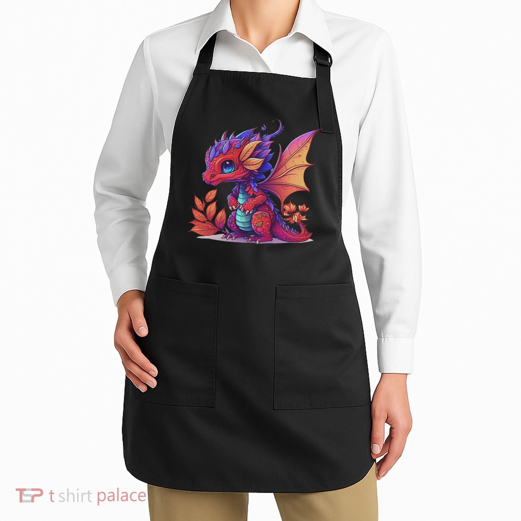 Kawaii Cute Dragon Anime Perfect Boy Girl Dragon Apron
