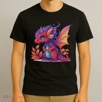 Kawaii Cute Dragon Anime Perfect Boy Girl Dragon T-Shirt thumb 3