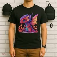 Kawaii Cute Dragon Anime Perfect Boy Girl Dragon T-Shirt thumb 6