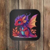 Kawaii Cute Dragon Anime Perfect Boy Girl Dragon Coaster thumb 0