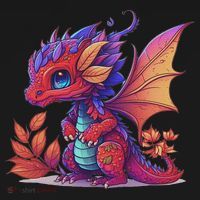 Kawaii Cute Dragon Anime Perfect Boy Girl Dragon Mousepad thumb 1