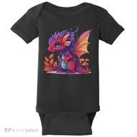 Kawaii Cute Dragon Anime Perfect Boy Girl Dragon Baby Bodysuit thumb 0