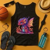 Kawaii Cute Dragon Anime Perfect Boy Girl Dragon Tank Top thumb 4
