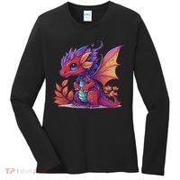 Kawaii Cute Dragon Anime Perfect Boy Girl Dragon Women's Long Sleeve Shirt thumb 0