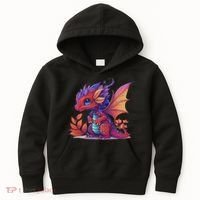 Kawaii Cute Dragon Anime Perfect Boy Girl Dragon Kids Hoodie thumb 0