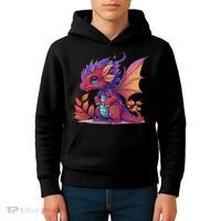 Kawaii Cute Dragon Anime Perfect Boy Girl Dragon Kids Hoodie thumb 4