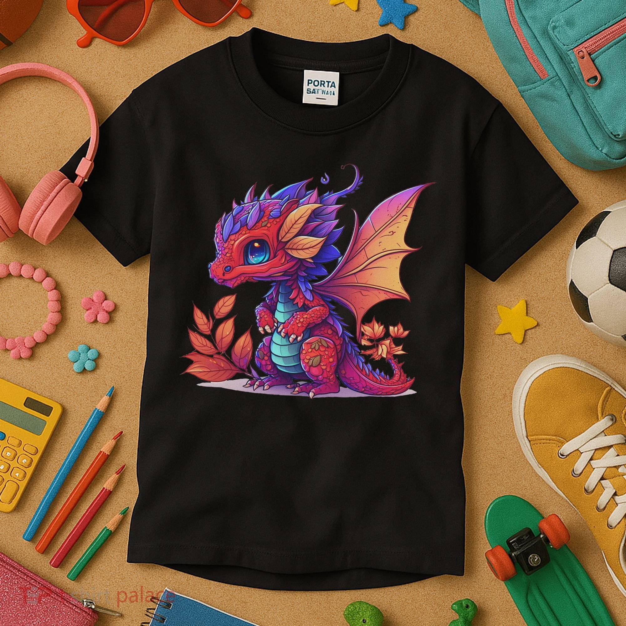 Kawaii Cute Dragon Anime Perfect Boy Girl Dragon Kids T-Shirt