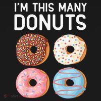 Kids Cute Donut 4th Birthday Im This Many Donuts 4 Year Old Tote Bag thumb 4