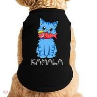 Kamala Cat Eat Fish Funny Harris Trump 2024 Doggie Tank thumb 0
