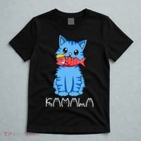 Kamala Cat Eat Fish Funny Harris Trump 2024 T-Shirt thumb 5