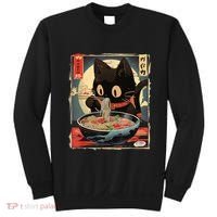 Kawaii Cat Eating Ramen Noodles Anime Gift Girl Teens Sweatshirt thumb 0
