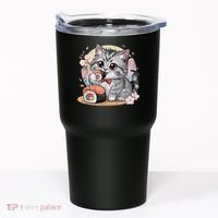 Kawaii Cat Eating Sushi Cute Anime For Cat Lovers Tumbler thumb 0
