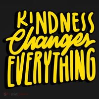 Kindness Changes Everything Retro Button thumb 1