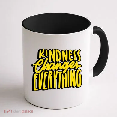 Kindness Changes Everything Retro Coffee Mug back