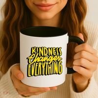 Kindness Changes Everything Retro Coffee Mug thumb 3