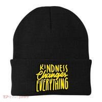 Kindness Changes Everything Retro Beanie thumb 0