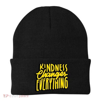 Kindness Changes Everything Retro Beanie