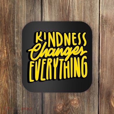 Kindness Changes Everything Retro Coaster