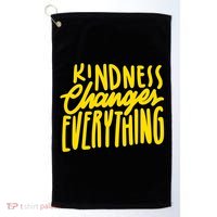 Kindness Changes Everything Retro Golf Towel thumb 0