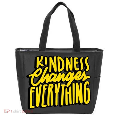 Kindness Changes Everything Retro Tote Bag