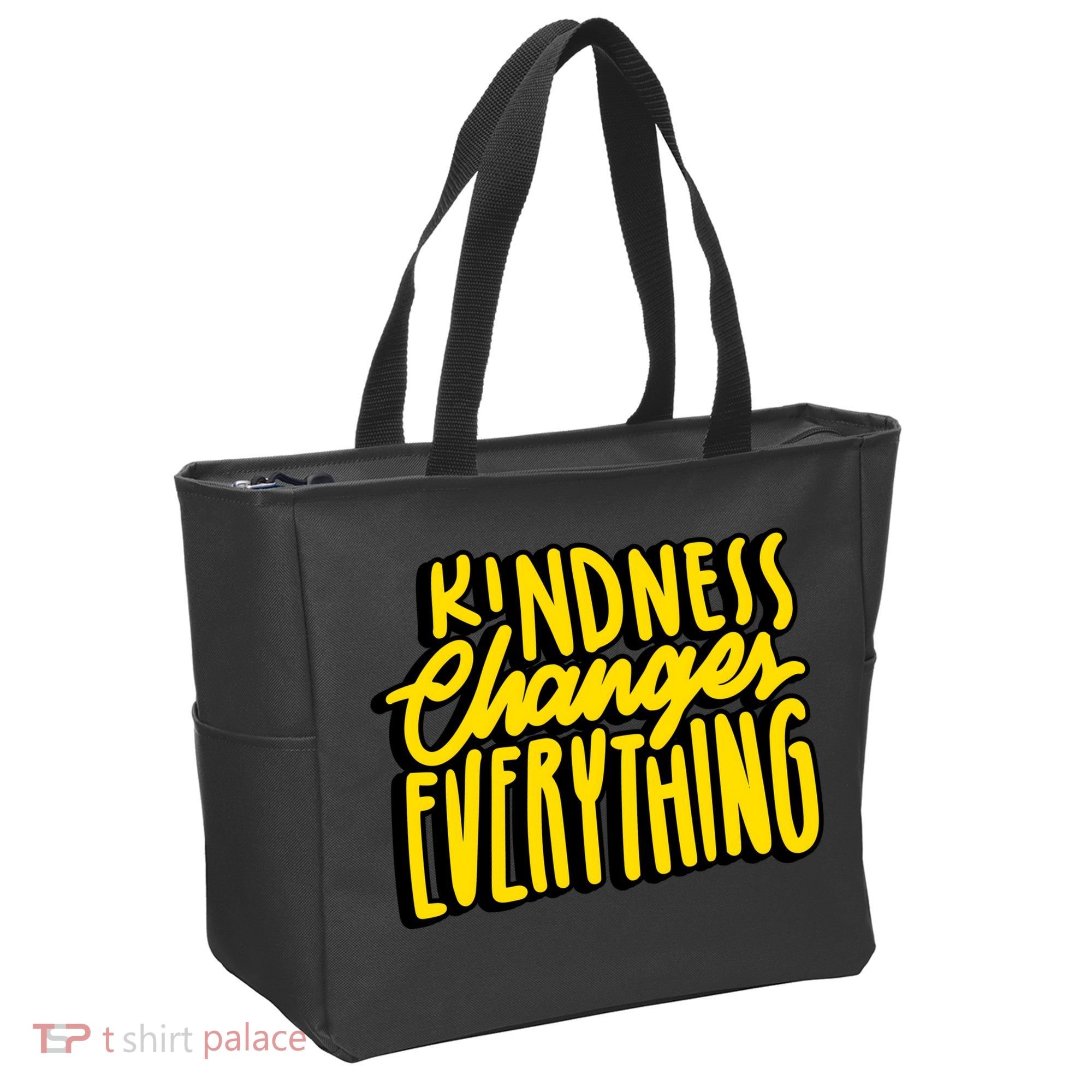 Kindness Changes Everything Retro Tote Bag