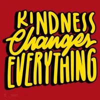 Kindness Changes Everything Retro Christmas Stocking thumb 1