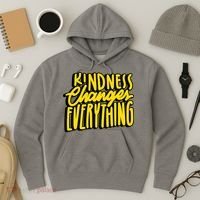 Kindness Changes Everything Retro Hoodie thumb 3