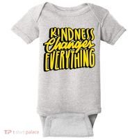 Kindness Changes Everything Retro Baby Bodysuit thumb 0