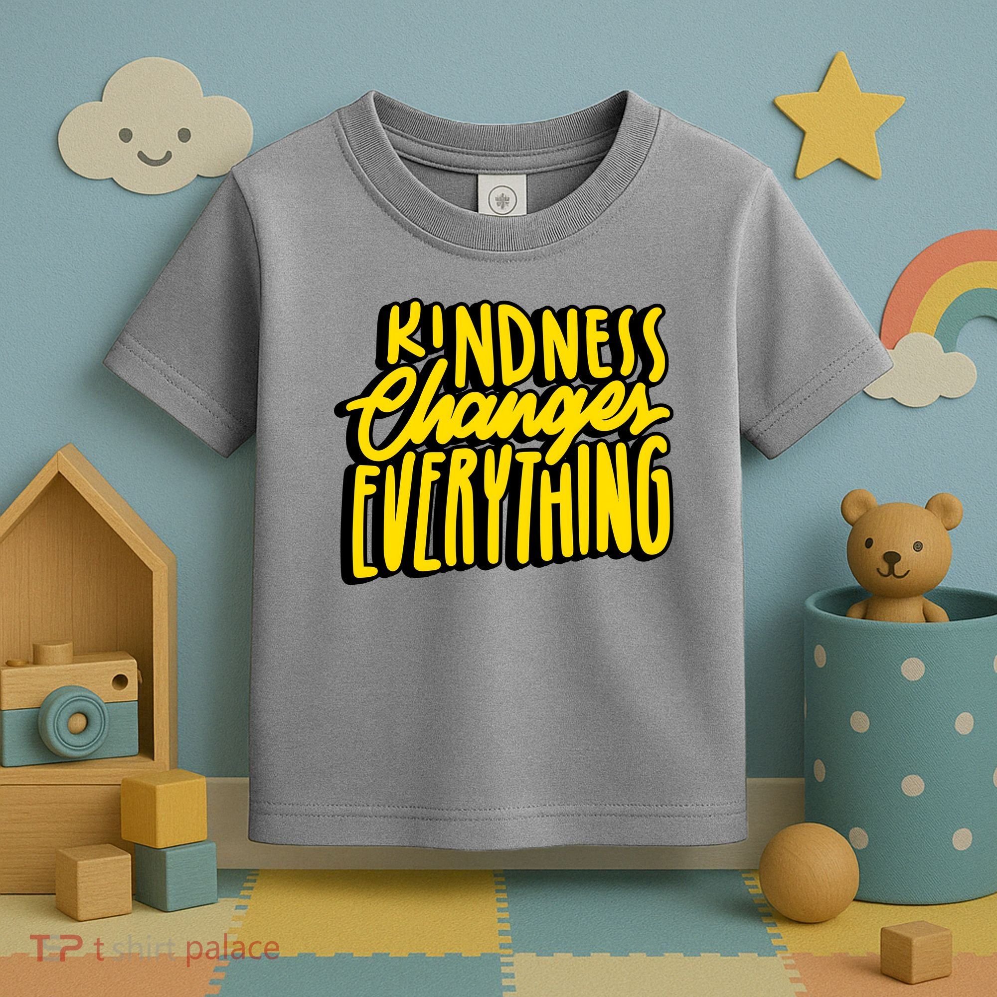 Kindness Changes Everything Retro Toddler T-Shirt