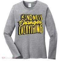 Kindness Changes Everything Retro Women's Long Sleeve Shirt thumb 0