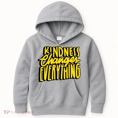 Kindness Changes Everything Retro Kids Hoodie