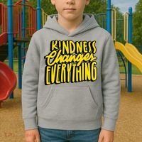 Kindness Changes Everything Retro Kids Hoodie thumb 2