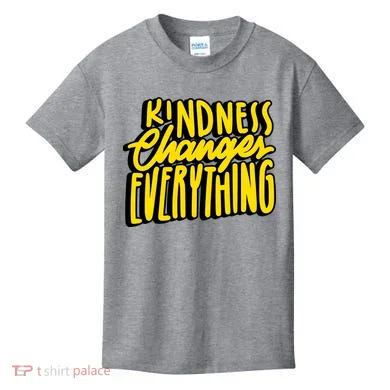 Kindness Changes Everything Retro Kids T-Shirt