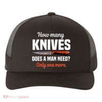 Knife Collector Enthusiast Cook Man Knives Collection Hobby Yupoong Adult 5-Panel Trucker Hat thumb 0