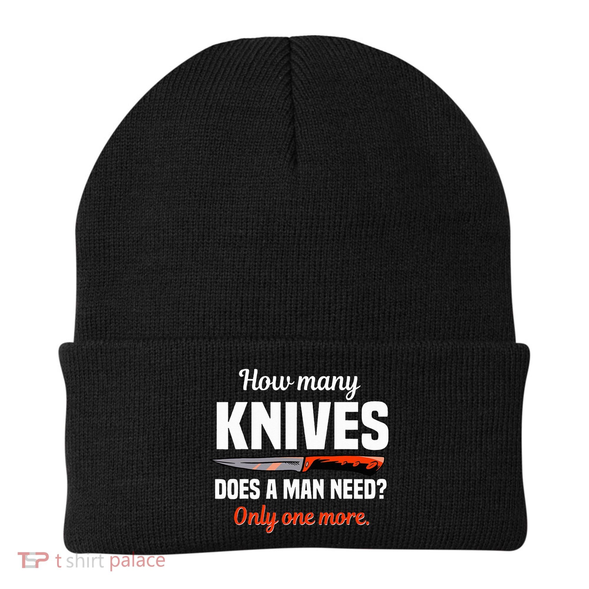 Knife Collector Enthusiast Cook Man Knives Collection Hobby Beanie