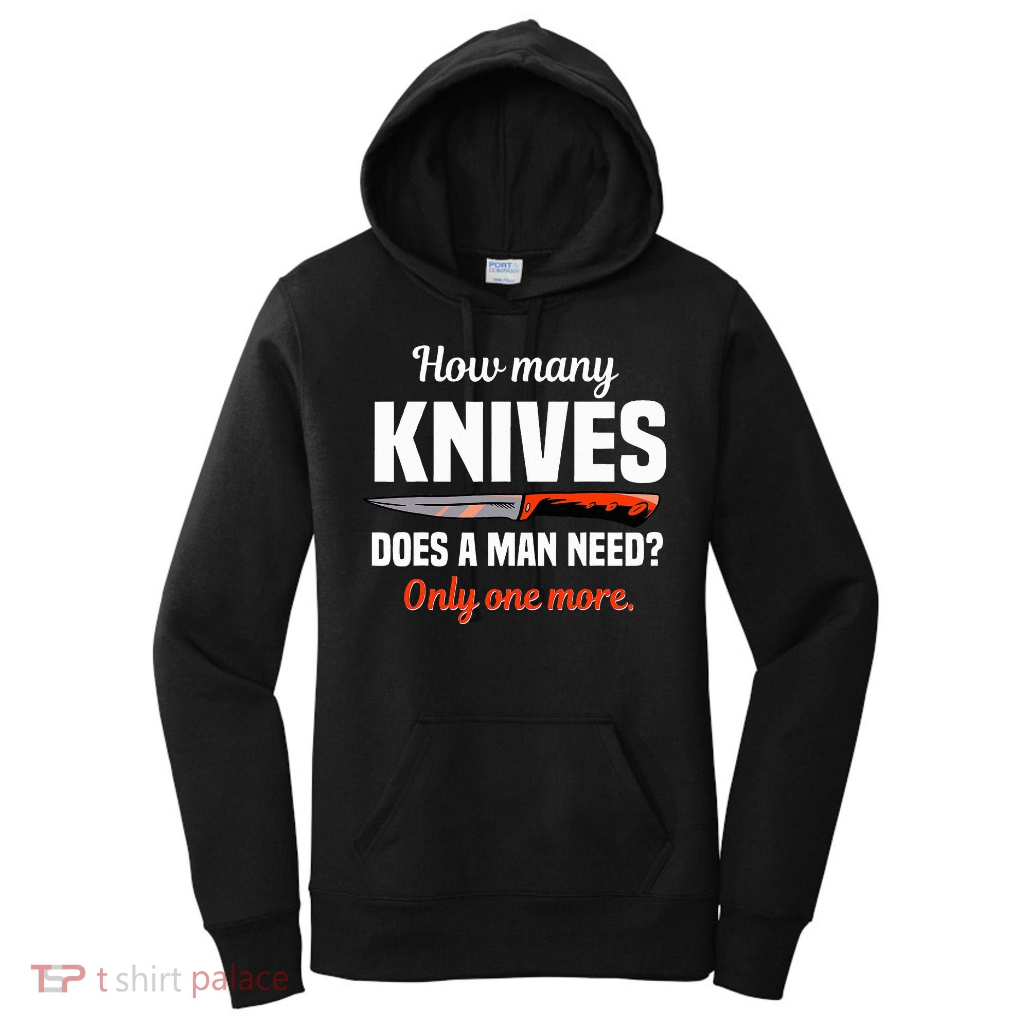 Knife Collector Enthusiast Cook Man Knives Collection Hobby Women's Hoodie