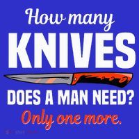 Knife Collector Enthusiast Cook Man Knives Collection Hobby Long Sleeve Shirt thumb 2