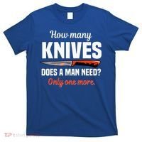 Knife Collector Enthusiast Cook Man Knives Collection Hobby T-Shirt thumb 0