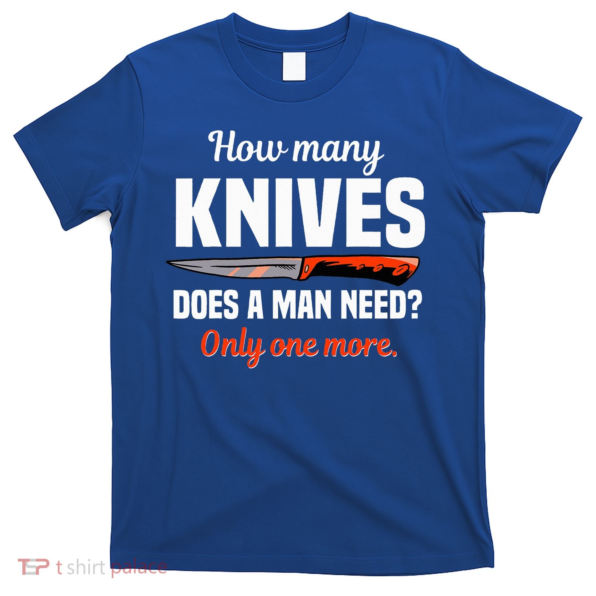 Knife Collector Enthusiast Cook Man Knives Collection Hobby T-Shirt
