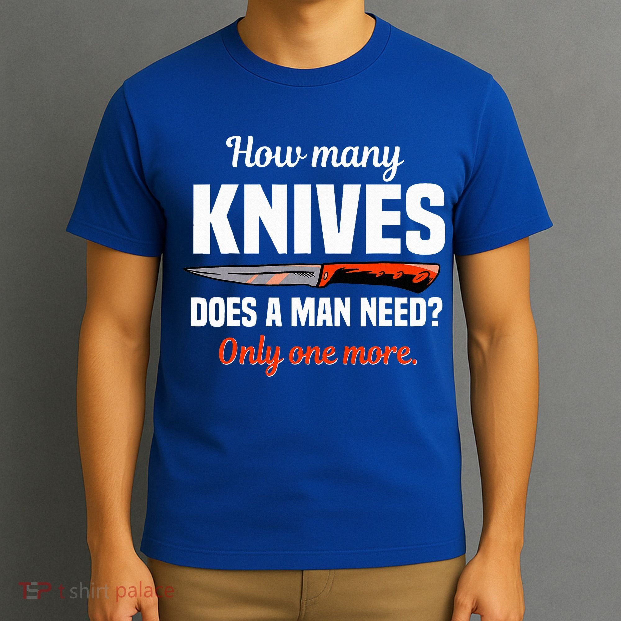 Knife Collector Enthusiast Cook Man Knives Collection Hobby T-Shirt