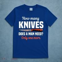 Knife Collector Enthusiast Cook Man Knives Collection Hobby T-Shirt thumb 5